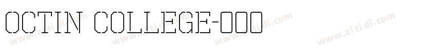Octin College字体转换